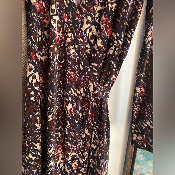 VERTIGO PARIS Women's Dress Size XS Wrap Printed Multicolored  Long Sleeve - Picture 6 of 9